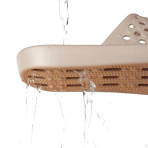 WOTTE Shower Sandals Women Quick Drying Bath Slippers Non Slip Dorm Shoes4