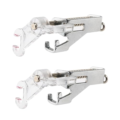 2 pcs Pie Prensatelas Quilting para Máquina de Coser miniatura 1