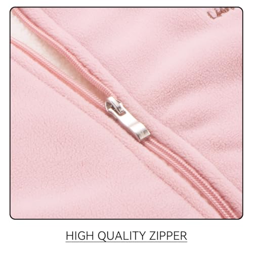 Unisex Boys Polar Fleece Full-Zip Jackets Girls Winter Sherpa Coats Kids Clothes4