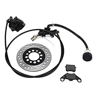PenRux Scheibenbremsen-Kit, Universal Go Kart Bremssattel Go Kart Hydraulische Bremse Kit Safe Bremsbelag für 50cc 110cc 125cc 150cc 200cc 250cc Dirt Bike Quad ATV Go Kart
