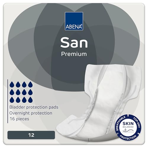 ABENA San 12 | 4000ML Absorbency Premium Incontinence Pads for Men & Women | Breathable & Comfortable Pads Women & Men, Fast Absorbing, Discreet & Effective Adult Incontinence Pads