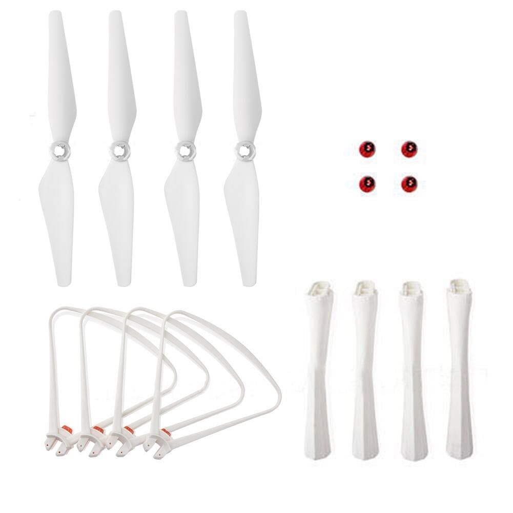 Drone parts Quadcopter Spare Part Kit for SYMA X8SC/X8SW/X8PRO Large RC Drone Aircraft easy to replace (Color : White)