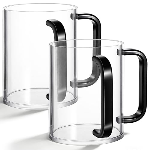 Set de 2 Vasos para Lavado de Manos Acrílico Transparente 5" miniatura 1