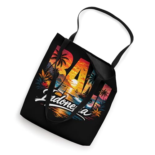 Bolso tote de recuerdo vintage de Bali, Indonesia miniatura 2