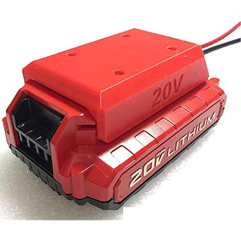 H Adapter for Porter Cable 20v Max Battery Dock Power connector12 Gauge Robotics Cover