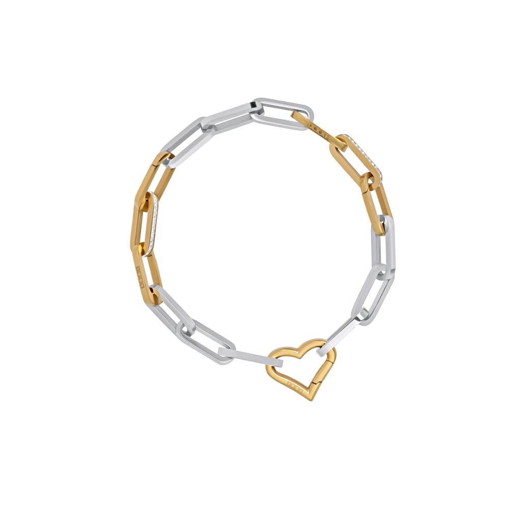 iXXXi Connect Zilver Seed Frame Bracelet, 22cm, Stainless Steel, No Gemstone