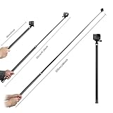 Ultra Long Selfie Stick - 106 Inch Lightweight Extendable Handheld Monopod for Gopro