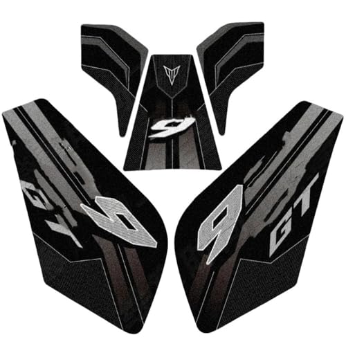 Tapis de réservoir moto Tracer 9GT autocollant de traction latérale noir
