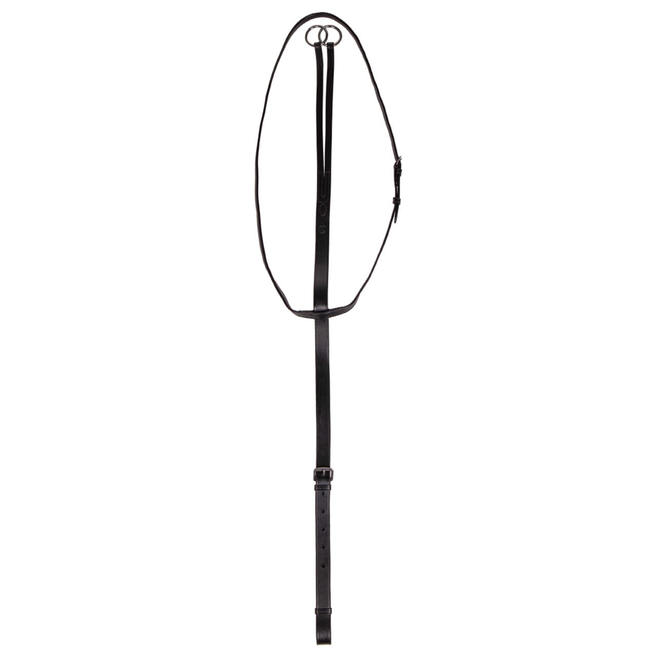 NETPROSHOP Leder Martingal mit Edelstahlschnallen 2-Fach verstellbar Shetty Pony Cob Full, Groesse:Shetty, Farbe:Schwarz
