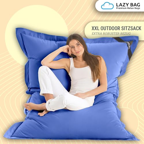 Pouf géant nylon XXL imperméable intérieur/extérieur Lazy Bag