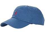 POLO RALPH LAUREN Men`s Classic Cotton Chino Baseball Cap, Delta Blue, One Size