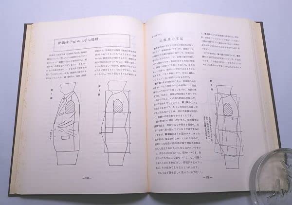 紳士服参考製図　補正のポイント二冊貝島　作 紳士服補正のポイント : 欠陥の原因とその対策(貝島正高 著) / 古本