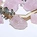 Nvzi Raw Rose Quartz Crystals Bulk, Real Gemstones and Crystals, Rocks and Minerals, Healing Crystals, Quartz Crystals and Healing Stones, Cuarzos Originales De Energia Y Piedras(1LB)