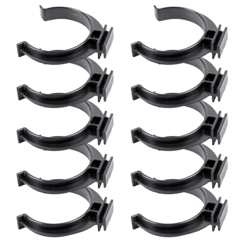 XKSOCT®️ 10 Piezas Resistentes Gancho De Plástico Clip De Fijación Montaje Fácil Unidades Ganchos para Zócalo Cocina En Abs Universal Pinza Soportes Patas Pie Muebles Placa Listón Zocalos