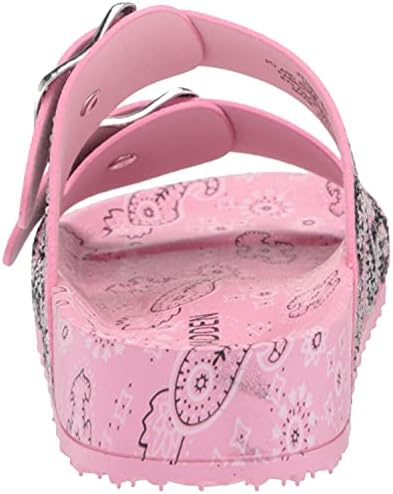 Steve Madden Girls Shoes Girls Thrilled Slide Sandal, Pink Bandana, 3 Little Kid | Image 2