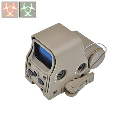 MIRINO Fucile Softair Red DOT OLOGRAFICO Punto di Mira Stile BIO-Hazard Dark Earth (EL-AO5062T)