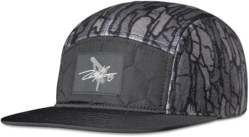 Corona ricamata ThirtyTwo Cappello da campeggio da uomo, Nero (Zeb), Taglia unica
