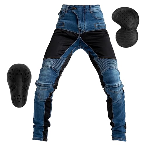 Pantalon de motard confortable pour homme, coupe ajustée droite style urbain
