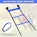 Ohuhu Agility Ladder Speed Training Equipment 12 Rung Exercise Ladders with Ground Stakes for Soccer Football Boxing Footwork Sports Feet Fitness Training Ladder with Carry Bag Yellow or Blue