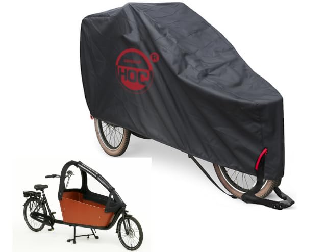 CUHOC Lastenrad Abdeckplane – Wasserdichte Fahrradabdeckung für große...