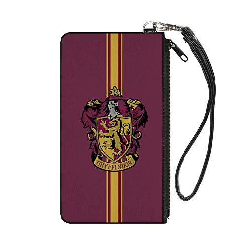 Buckle-Down Carteira com zíper com fivela Harry Potter grande acessório, Harry Potter, 20 x 12 cm, Multicor, 8' x 5'