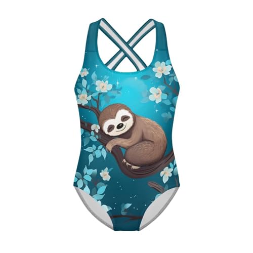 Image of Girls One Piece Swimsuits Size 5-14 Kawaii Gymnastics Leotard for Beach Vacations