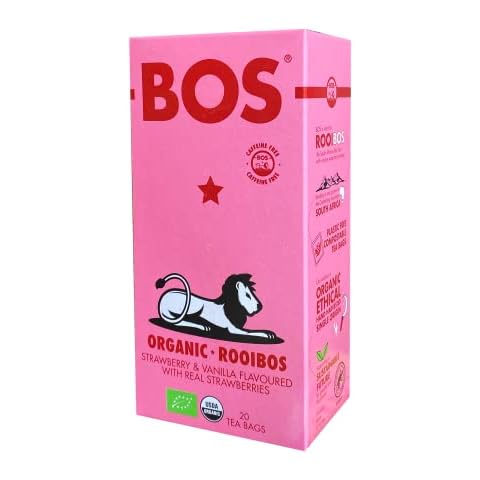 BOS Organic Rooibos Strawberry & Vanilla Tea Cover