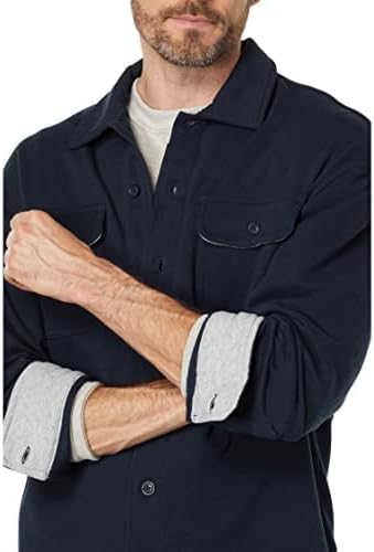 Miniatura 3 de Nautica Camisa de forro polar con botones para hombre