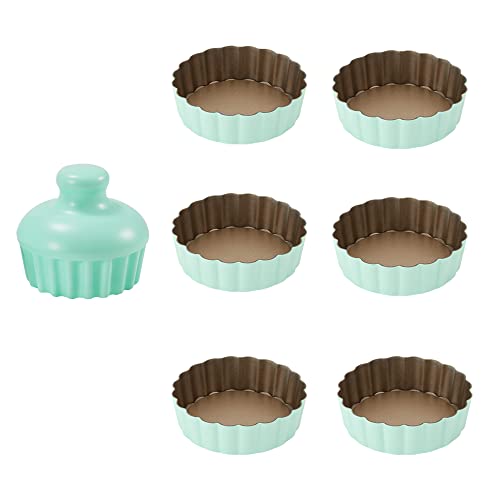 Lifvcnt Mini Tart Pans For Baking Round, Mini Cheesecake Pans Removable Bottom, Mini Pie Tart Shell Molds For Cupcakes, Muffins, Cookies, Pies, Tart Tins, Pudding, Tartlet, Quiches #TOP6
