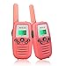 Retevis RT37 Kids Walkie Talkies for Girl Toys FRS 22 Channel 2 Way Radio Gifts with Flashlight(Pink, 2 Pack)
