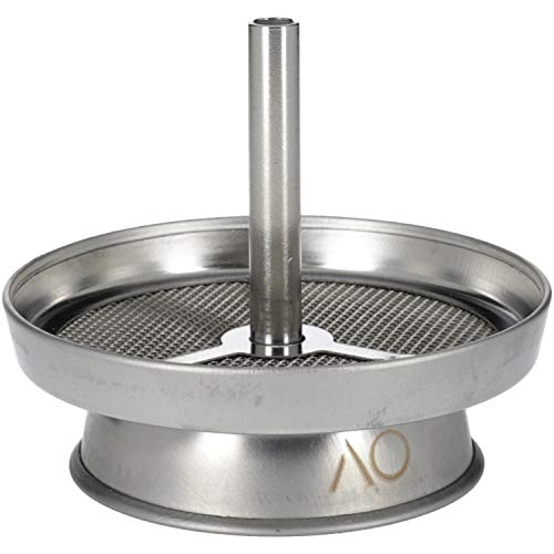 AO® Strainer Kaminaufsatz - Shisha Zubehör Für Perfekte Kohletemperatur - Aus Rostfreiem Edelstahl - Simpler Aufbau…
