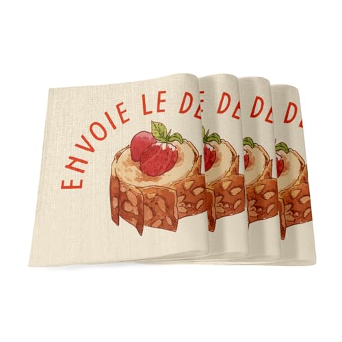 Set de table en lin lavable grand format pour proteger votre table - 2