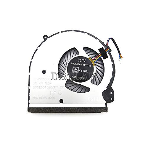 DBTLAP Nuevo CPU Ventilador para HP 17-X 17-BS 17-Y 17-BS022NR 17-bs061st 17-x051n 17-x116dx TPN-M121 Series Ventilador DFS200405050T 926724-001 856682-001 856681-001