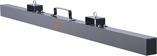 Miniatura 10 de VEVOR Herramienta de recogida magnética colgante de 120 libras, barredora magnética para montacargas de uñas, imanes de grado industrial, accesorios
