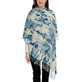 Matériau de haute qualité : Cette écharpe d'hiver utilise des fibres de faux cachemire de haute qualité, elle a une couleur brillante, une sensation de douceur et d'élasticité, et elle est duveteuse, bouclée et douce pour la chaleur. La fibre de polyester plus chaude vous aide à rester au chaud pendant l'hiver.