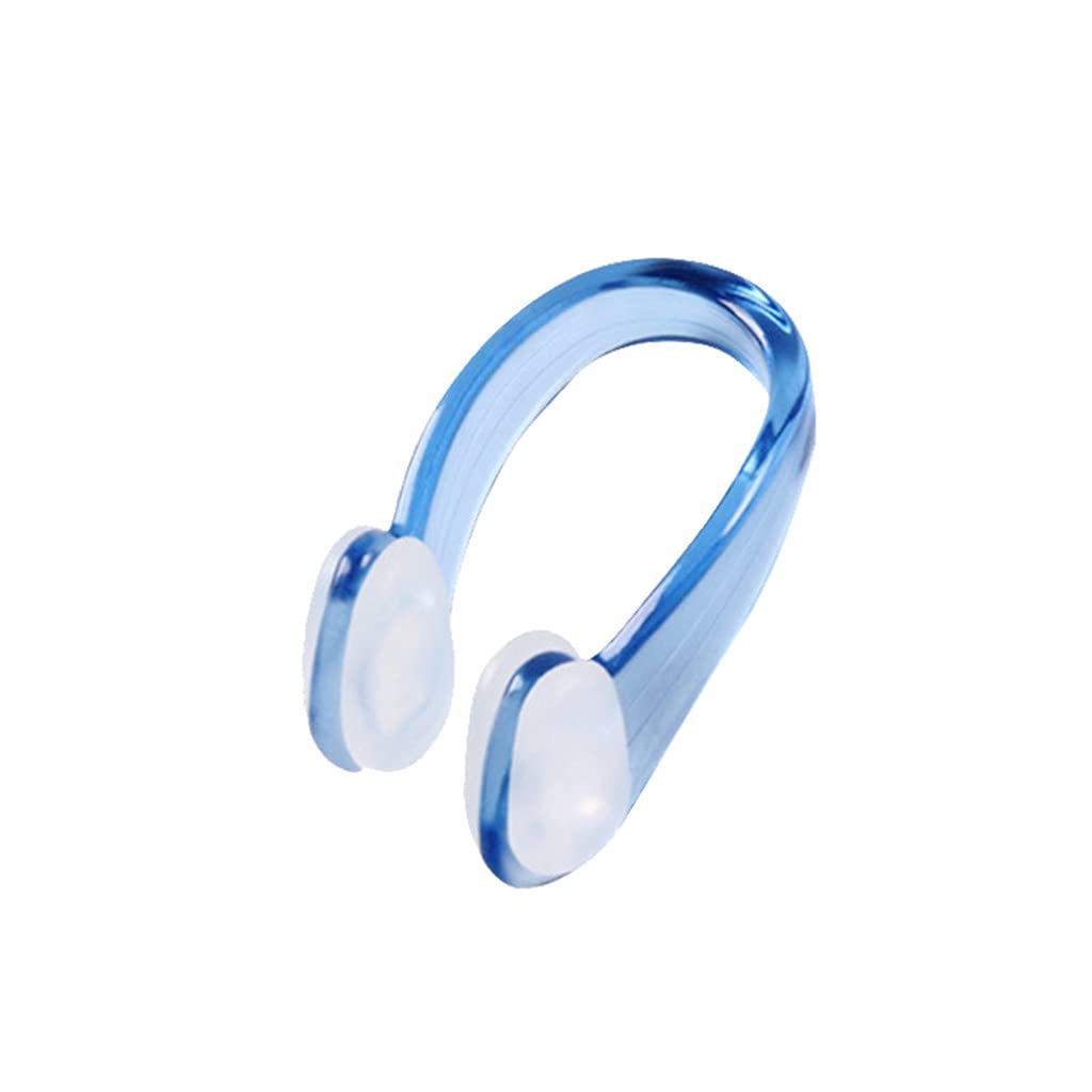 Nadador silicona nariz pinza impermeable Natación protector nadar adultos niños buceo 2 unids azul