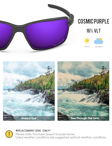 Image of BLAZERBUCK Anti-salt Polarized Replacement Lens for Oakley Carbon Shift OO9302 Sunglass