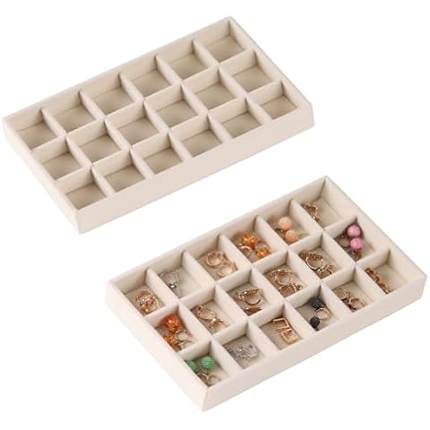 CDBOVID Stackable Jewelry Organizer Cover