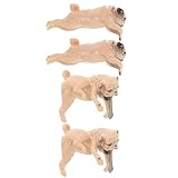 ABOOFAN Decoraciones De Perro para Acuario Figuras De Artesanía Adornos De Resina Pequeños