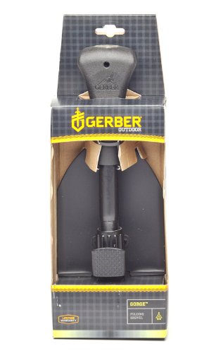 Gamo Outdoor GE2241578 Pala Plegable para Barrancos de Caza, Unisex, Negro, Talla Única