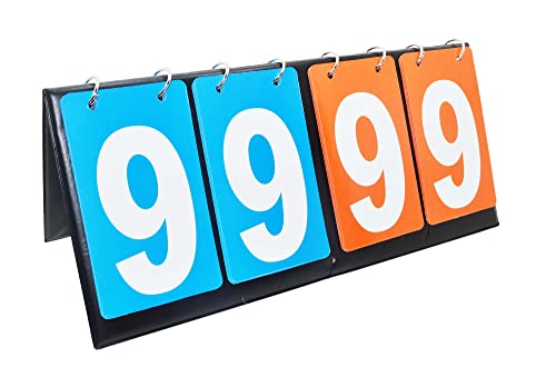 Palmetto Housewares Scoreboard Score Card Stand Score Indicator Two Colors Four Sequence 14x6 Inch