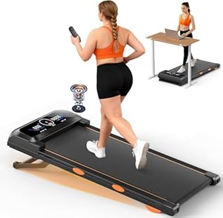 Walking Pad Treadmill with 15% Auto Incline 12-Level, Under Desk Treadmill for Home 450 lbs Capacity, Walking Pad with Incline, RGB UI Screen, Bluetooth Speaker & APP, 3.5HP Quiet Desk Treadmills