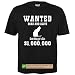 Produktbild Wanted Dead and Alive - Herren T-Shirt für Geeks mit Spruch Motiv aus Bio-Baumwolle Kurzarm Rundhals Ausschnitt, Größe M