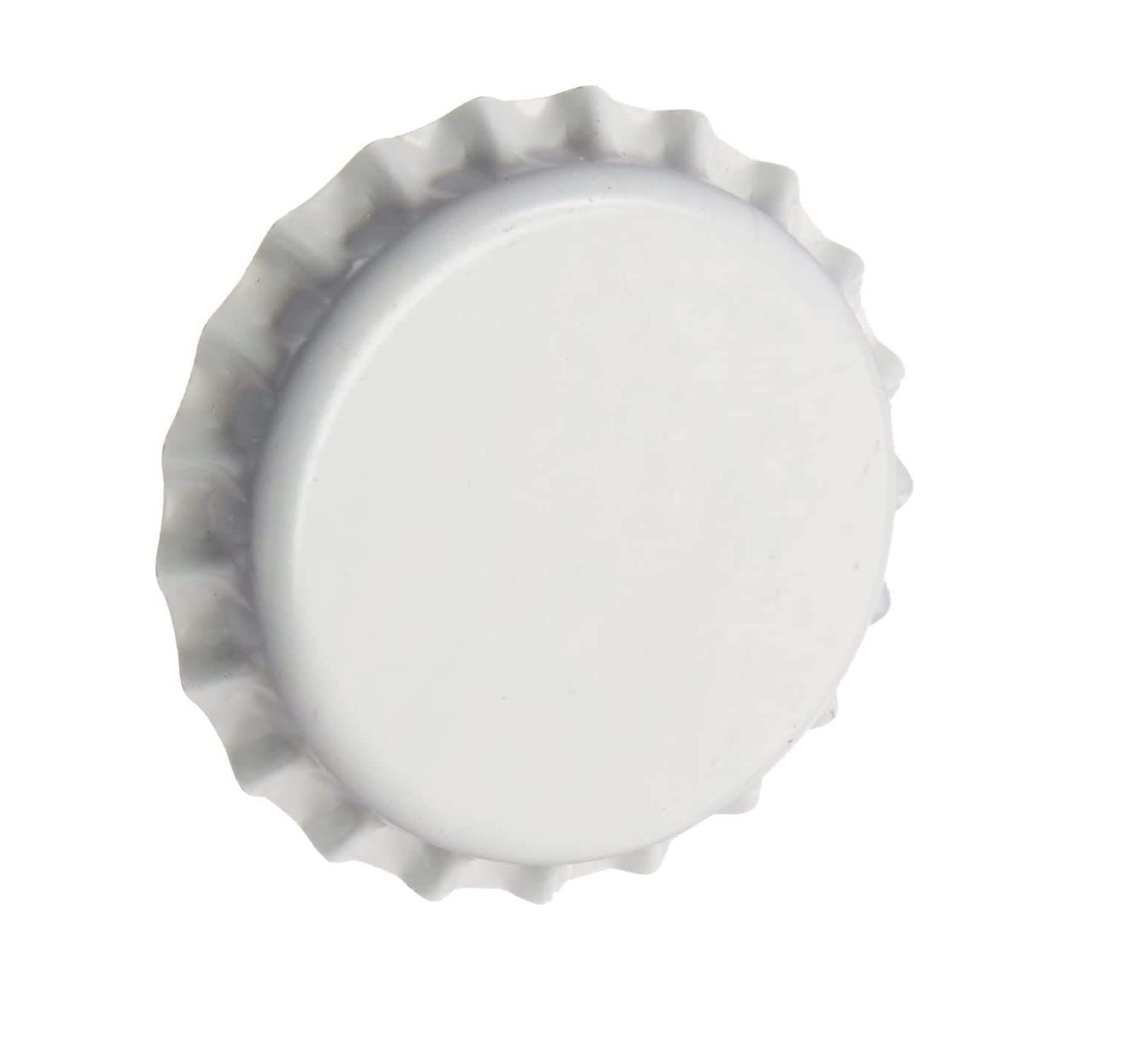 North Mountain Supply Beer Bottle Crown Caps - White - Oxygen Barrier - 10,000 Count