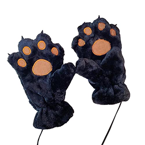 Costume Gloves Winter Plush Mittens Gloves Halloween Cosplay Gloves