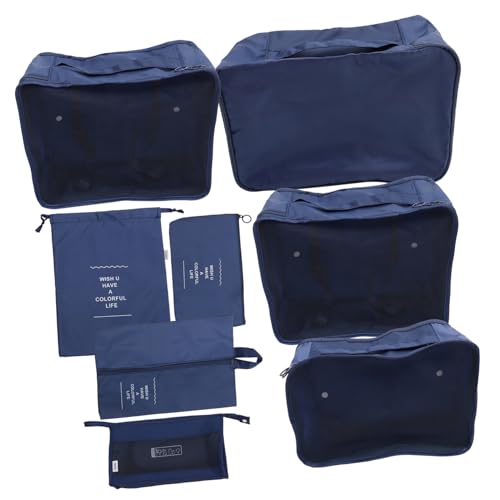minkissy 1 Juego De Bolsas De Almacenamiento De Viaje Cubos De Embalaje Para Equipaje Neceser De Viaje Neceser De Viaje Neceser De Cosméticos Organizador De Equipaje Estuche Para