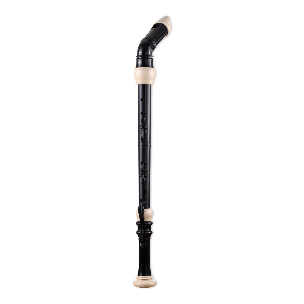 Woodi USA Blockflöten-Set RS-605B Schwarz & Elfenbein (Bass, Tenor, Alt, Sopran, Sopranino & Garklein)