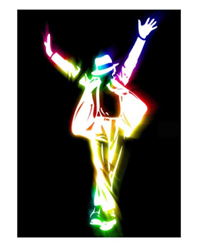 Broderie Diamant Plein Michael Jackson Broderie Diamant Adulte par Numéro Diamond Painting Debutant,Diamond Painting Strass Point de Croix Broderie Diamant...