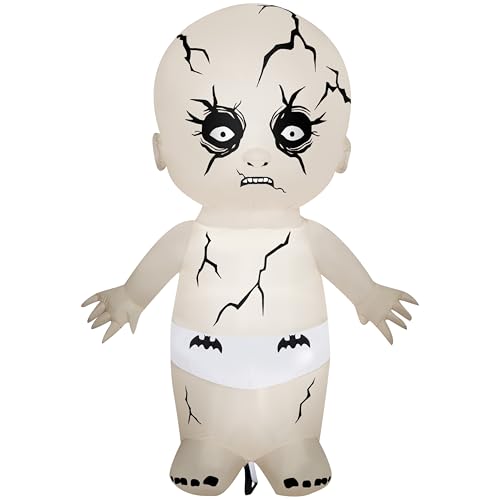 6' Gemmy Airblown Inflatable Animated Halloween Zombie Baby Yard Decoration 550443