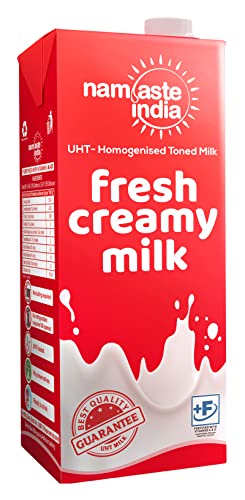 Image of Namaste India Fresh Creamy Milk, 1 Liter
